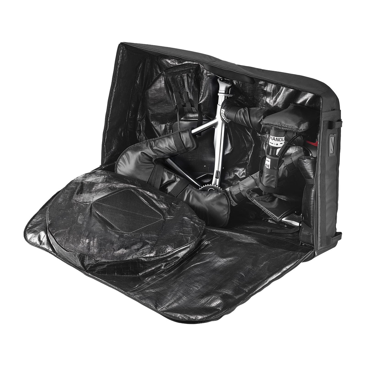 Bike Travel Bag, Transport Universal Bicycle Storage Case Bag with TSA Lock, Support Plates, Protection and Fork Mount Stabilisation, Bicycle Case Max. Wheelbase 130 cm for Airplane, Outdoor Use