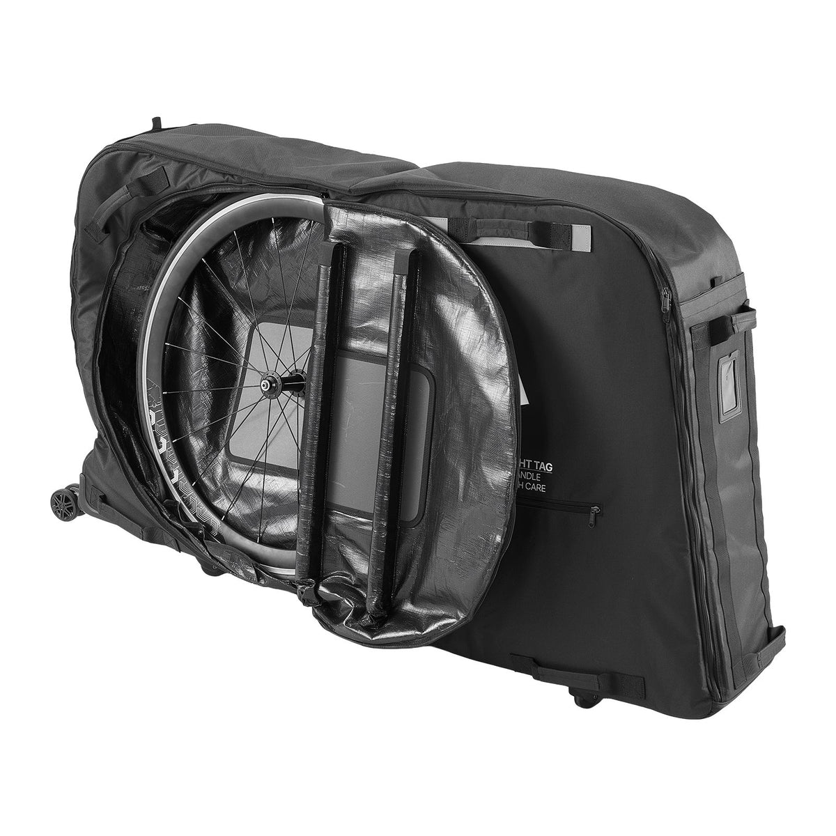Bike Travel Bag, Transport Universal Bicycle Storage Case Bag with TSA Lock, Support Plates, Protection and Fork Mount Stabilisation, Bicycle Case Max. Wheelbase 130 cm for Airplane, Outdoor Use