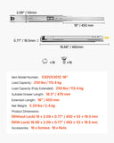 Basketball & Basketball Accessories: VEVOR 1 Pair 16-60 in Soft-Close Drawer Slides Ball Bearing Full Extension