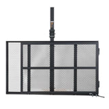 Bicycle Stands & Storage: VEVOR Hitch Mount Wheelchair Carrier 45.3" x 25.6", 500LBS Mobility Scooter Carrier with Folding Ramp, Iron Trailer Hitch Rack Basket with Stabilizer, Straps, Fit 2" Hitch Receiver for SUV Van Car