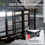 Bicycle Stands & Storage: VEVOR Hitch Mount Wheelchair Carrier 45.3" x 25.6", 500LBS Mobility Scooter Carrier with Folding Ramp, Iron Trailer Hitch Rack Basket with Stabilizer, Straps, Fit 2" Hitch Receiver for SUV Van Car