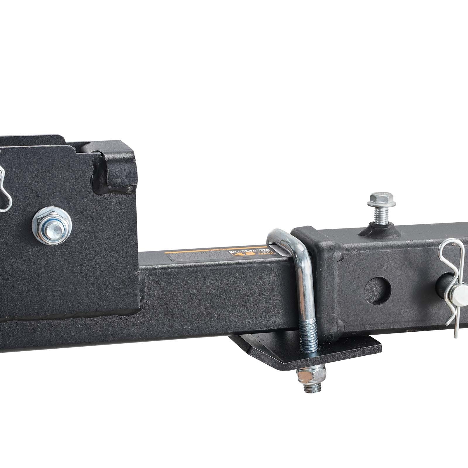 Bicycle Stands & Storage: VEVOR Hitch Mount Wheelchair Carrier 45.3" x 25.6", 500LBS Mobility Scooter Carrier with Folding Ramp, Iron Trailer Hitch Rack Basket with Stabilizer, Straps, Fit 2" Hitch Receiver for SUV Van Car