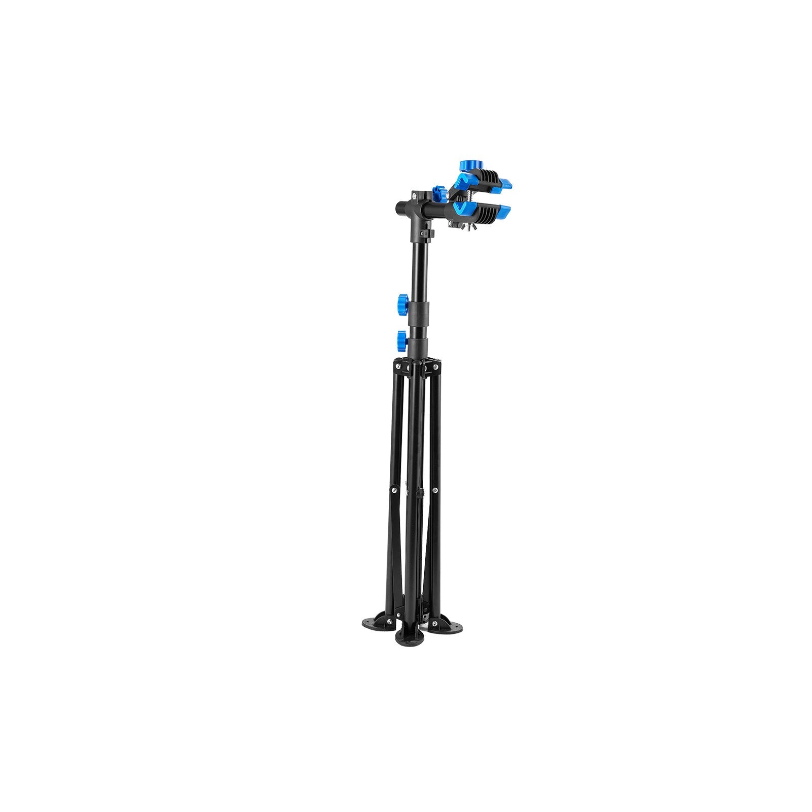 Bike Repair Stand, 29.9 kg Heavy-duty Bicycle Work Stand with 835-1440 mm Adjustable Height & Magnetic Tool Tray, Foldable Bicycle Maintenance Rack, Shop Home Mechanics for Mountain & Road Bike