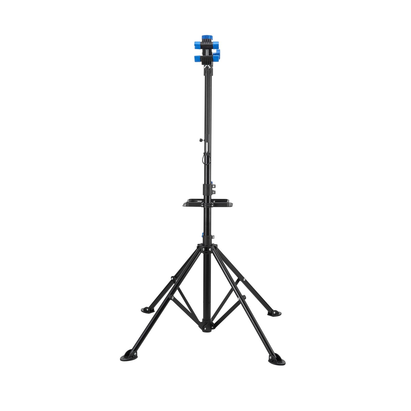 Bike Repair Stand, 29.9 kg Heavy-duty Bicycle Work Stand with 835-1440 mm Adjustable Height & Magnetic Tool Tray, Foldable Bicycle Maintenance Rack, Shop Home Mechanics for Mountain & Road Bike