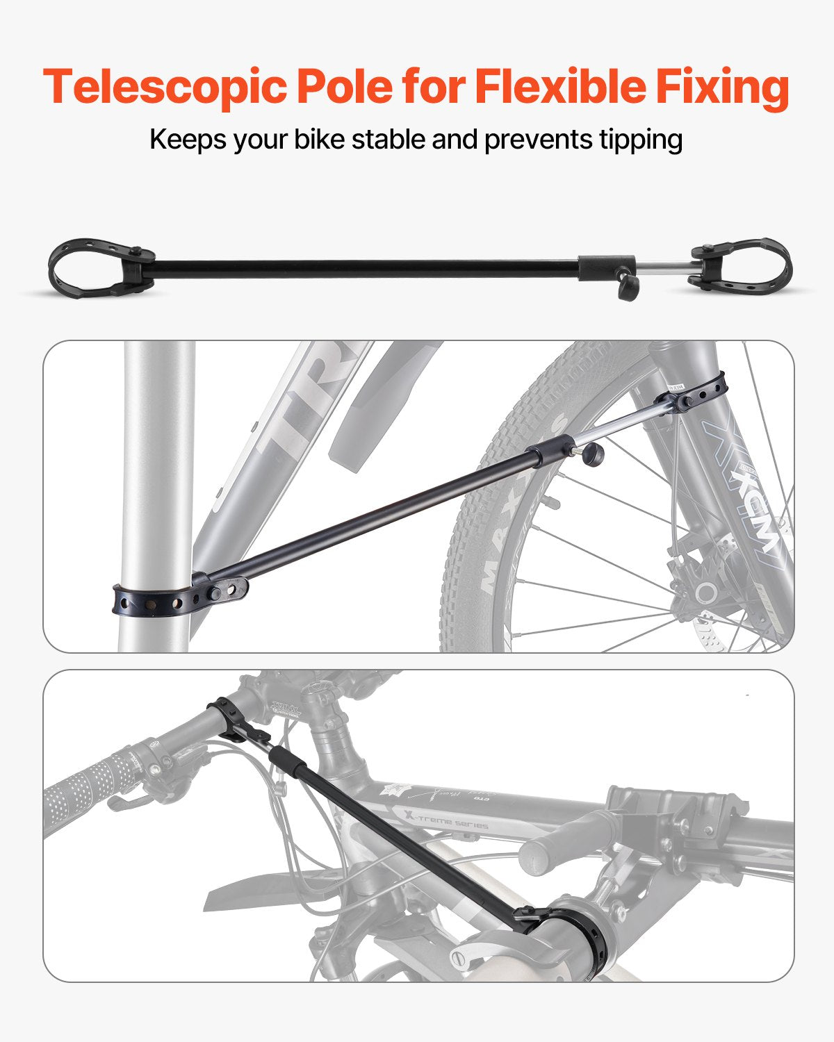 Batteries & Generators: VEVOR Bike Repair Stand, Max. 49.9 kg Heavy-duty Bicycle Work Stand with 1025-1510 mm Adjustable Height & Large Tool Tray, Foldable Ebike Maintenance Rack, Shop Home Mechanics for Mountain Road Bike
