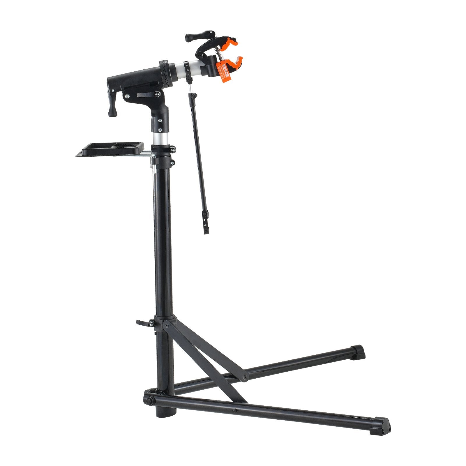 Batteries & Generators: VEVOR Bike Repair Stand, 66 lbs Heavy-duty Aluminum Bicycle Repair Stand, Adjustable Height Bike Maintenance Workstand with Magnetic Tool Tray Telescopic Arm, Foldable Bike Work Stand for Home, Shops