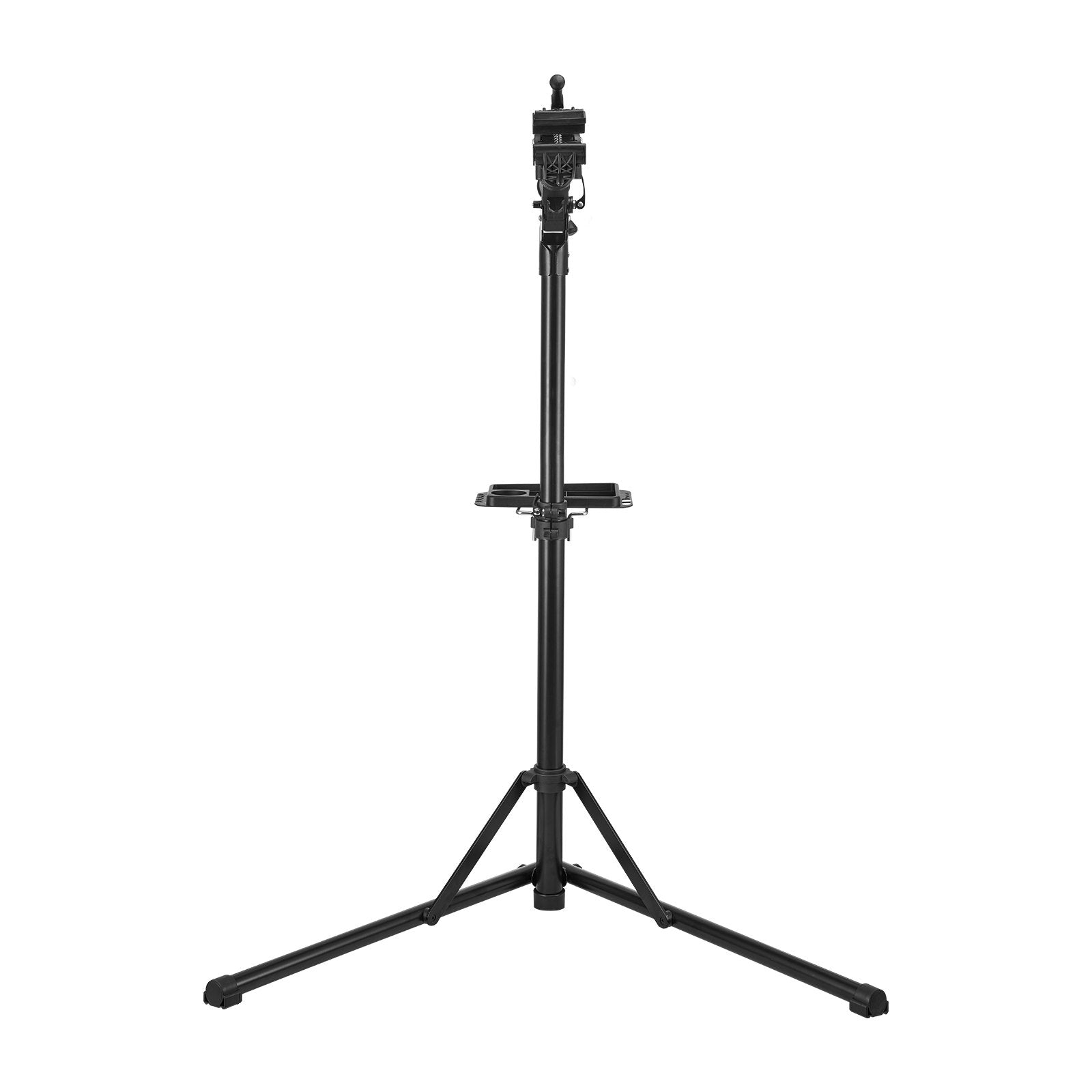 Bike Repair Stand, 38.56 kg Heavy-duty Bicycle Work Stand with 1035-1630 mm Adjustable Height & Magnetic Tool Tray, Foldable Bicycle Maintenance Rack, Shop Home Mechanics for Mountain & Road Bike