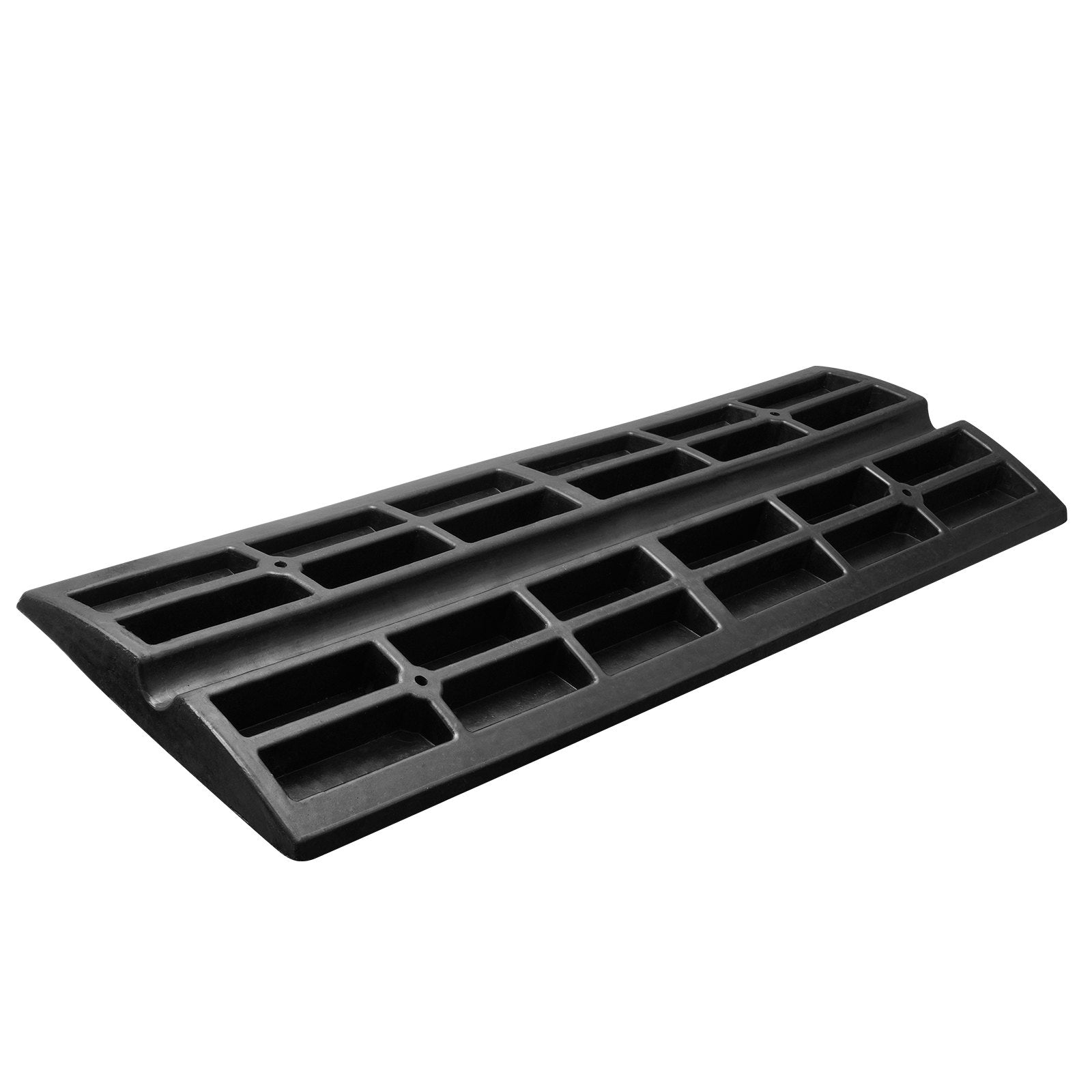 Traffic Control & Parking Tools: VEVOR Curb Ramp, 6.5 cm Rise Rubber Driveway Ramps, Heavy Duty 15 tons Weight Capacity Threshold Ramp, Curbside Bridge Ramps for Loading Dock Garage Sidewalk, Expandable Full Ramp Set