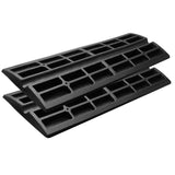 Dog Steps & Ramps: VEVOR Curb Ramp, 2 Pack, 6.5 cm Rise, Rubber Driveway Ramps, Heavy Duty 15 tons Weight Capacity Threshold Ramp, Curbside Bridge Ramps for Loading Dock Garage Sidewalk, Expandable Full Ramp Set