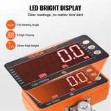 Measuring Tools & Sensors: VEVOR Digital Crane Scale, 2200 lbs/1000 kg, Industrial Heavy Duty Hanging Scale with Remote Control, Cast Aluminum Case & LED Screen, High Precision for Construction, Factory, Farm, Hunting (Orange)
