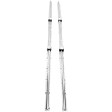 Saw Accessories: VEVOR Linear Guide Rail Set, SBR20 2200mm, 2 PCS 86.6 in/2200 mm SBR20 Guide Rails and 4 PCS SBR20UU Slide Blocks, Linear Rails and Bearings Kit for Automated Machines DIY Project CNC Router Machines