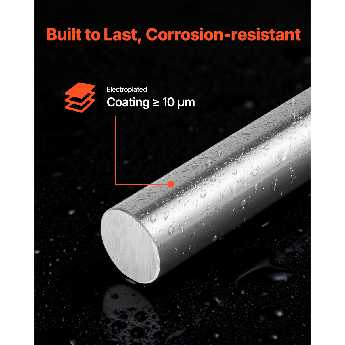 2PCS Linear Motion Rod, 25 mm x 1000 mm (0.98 x 39.4 in), SFC25 Carbon Steel Linear Rod Shaft, Anti Rust and High Precision, High Hardness Shaft, for Cutting Grinding Milling Drilling Machine