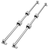 Automotive Repair & Speciality Tools: VEVOR Linear Guide Rail Set, SFC20 1200mm, 2 PCS 47.2 in/1200 mm SFC20 Guide Rails 4 PCS SC20 Slide Blocks 4 PCS Rail Supports, Linear Rails and Bearings Kit for Automated Machines CNC DIY Project