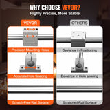 Automotive Repair & Speciality Tools: VEVOR Linear Guide Rail Set, SFC20 1200mm, 2 PCS 47.2 in/1200 mm SFC20 Guide Rails 4 PCS SC20 Slide Blocks 4 PCS Rail Supports, Linear Rails and Bearings Kit for Automated Machines CNC DIY Project