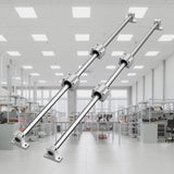 Automotive Repair & Speciality Tools: VEVOR Linear Guide Rail Set, SFC20 1200mm, 2 PCS 47.2 in/1200 mm SFC20 Guide Rails 4 PCS SC20 Slide Blocks 4 PCS Rail Supports, Linear Rails and Bearings Kit for Automated Machines CNC DIY Project