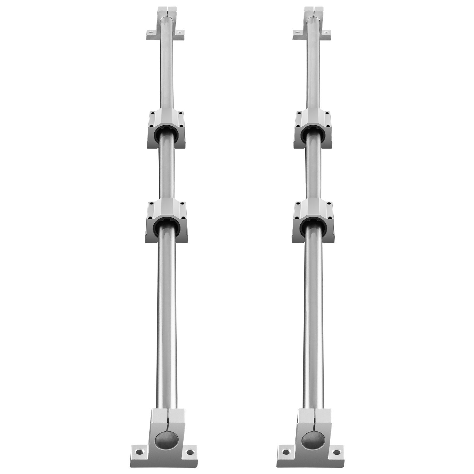 Automotive Repair & Speciality Tools: VEVOR Linear Guide Rail Set, SFC20 1200mm, 2 PCS 47.2 in/1200 mm SFC20 Guide Rails 4 PCS SC20 Slide Blocks 4 PCS Rail Supports, Linear Rails and Bearings Kit for Automated Machines CNC DIY Project