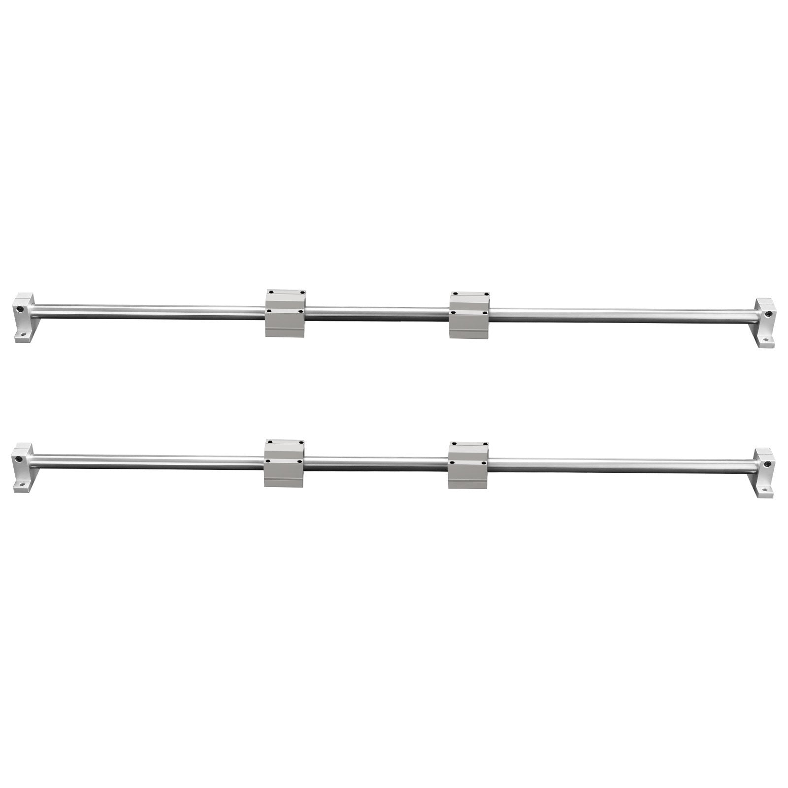 Automotive Repair & Speciality Tools: VEVOR Linear Guide Rail Set, SFC20 1200mm, 2 PCS 47.2 in/1200 mm SFC20 Guide Rails 4 PCS SC20 Slide Blocks 4 PCS Rail Supports, Linear Rails and Bearings Kit for Automated Machines CNC DIY Project