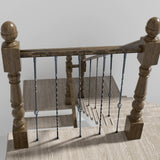 Building Toys: VEVOR Staircase Metal Balusters, 44'' x 1/2" Galvanized Steel Decorative Banister Spindles, 10 Pack Deck Baluster with Hollow Single Baskets, Twists, Spiral Stair Railing w/ Shoes & Screws