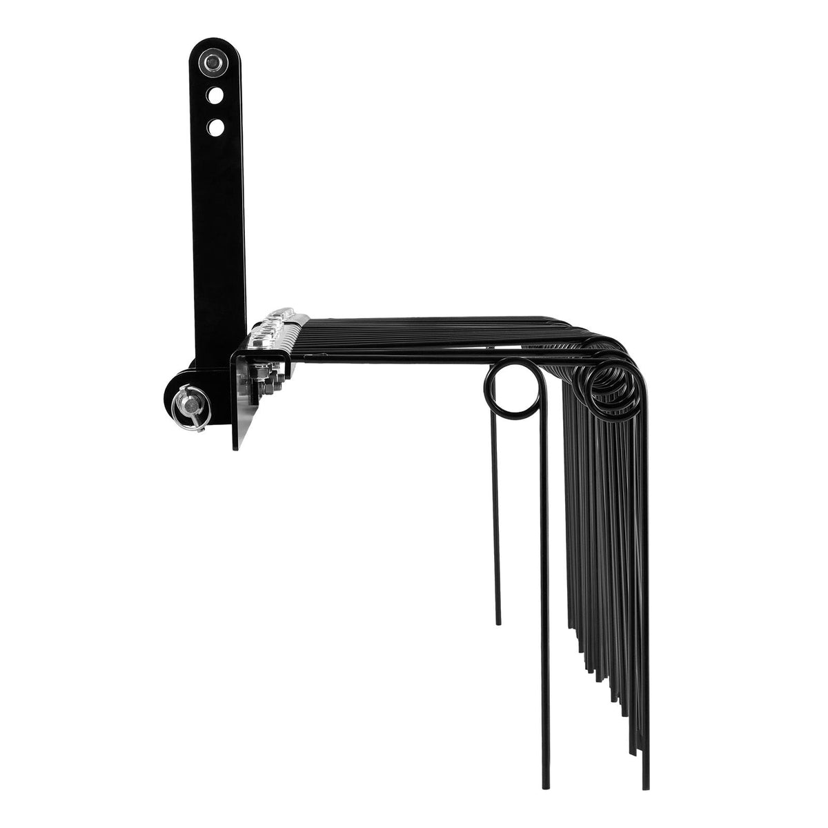 150 cm Tow Behind Landscape Rake, 3 Point Hitch Lawn Dethatcher Rake, 26 Spring Steel Tines, for Category 1 Tractors, Heavy Duty & Rust-Resistant Rakes Tractor Attachments for Leaves Pine Needles