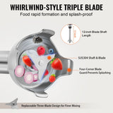 Commercial Cleaning Equipment: VEVOR Commercial Immersion Blender, 350W Heavy Duty Hand Mixer, 12 inch Stepless Variable Speed Mixer with Stainless Steel Blade, Multi-Purpose Portable Mixer for Soup, Sauces, Mashed Potatoes, Cream
