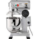 Food Mixers & Blenders: VEVOR Professional Kitchen Mixer, 10Qt Capacity with Timer, 450W Stainless Steel Bowl Durable Electric Mixer for Commercial Use, 3 Speed Options 113/184/341 RPM, Includes Dough Hook & Whisk