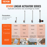 Animal Traps: VEVOR Linear Actuator 12V, 10 Inch Heavy Duty 1320lbs/6000N Linear Actuator, 0.19"/s Linear Motion Actuator with Mounting Bracket & IP44 Protection for Electric Door Industrial Machinery Vessels Cargo