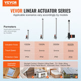 Animal Traps: VEVOR Linear Actuator 12V, 8 Inch Heavy Duty 1320lbs/6000N Linear Actuator, 0.19"/s Linear Motion Actuator with Mounting Bracket & IP44 Protection for Electric Door Industrial Machinery Vessels Cargo