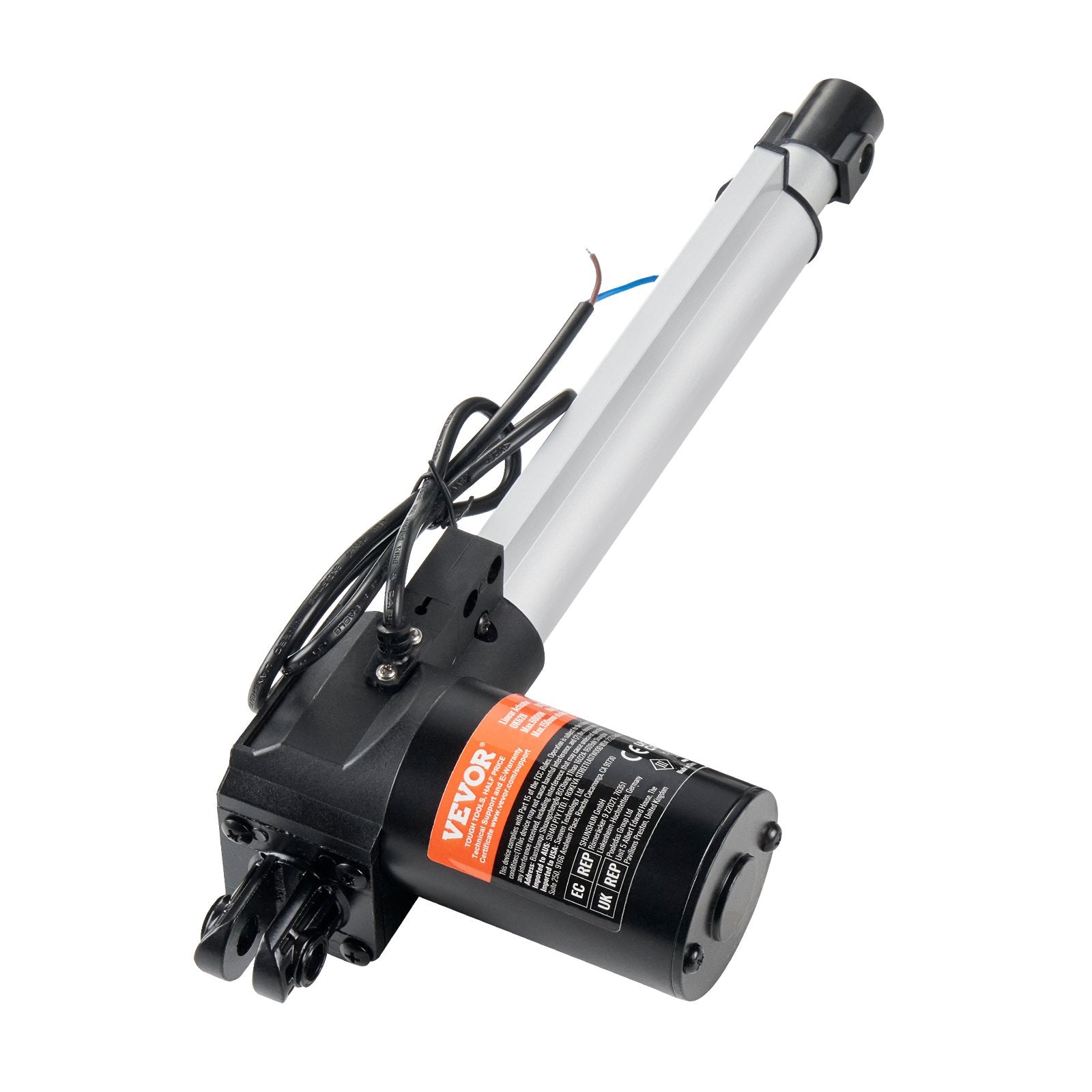 Animal Traps: VEVOR Linear Actuator 12V, 8 Inch Heavy Duty 1320lbs/6000N Linear Actuator, 0.19"/s Linear Motion Actuator with Mounting Bracket & IP44 Protection for Electric Door Industrial Machinery Vessels Cargo