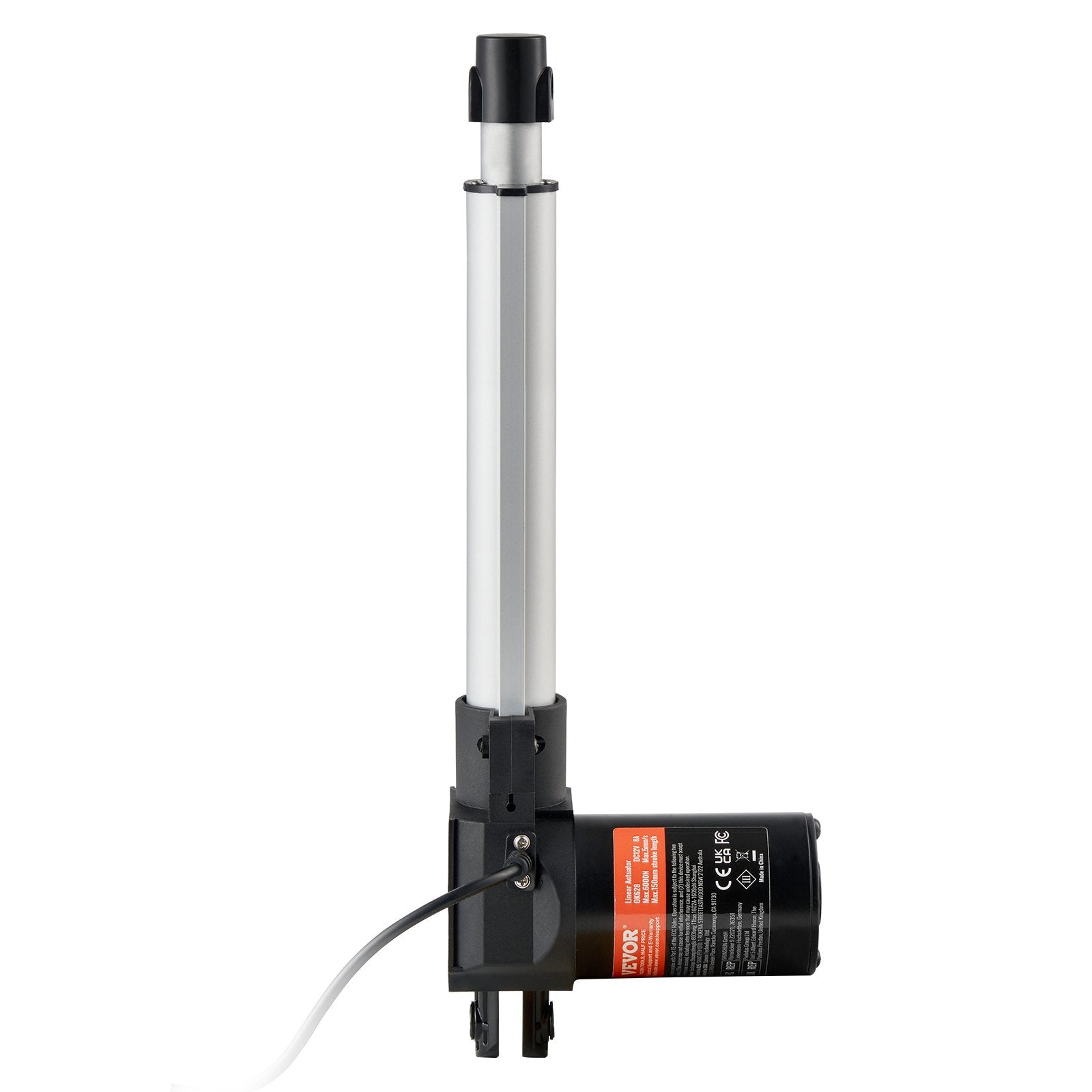 Animal Traps: VEVOR Linear Actuator 12V, 8 Inch Heavy Duty 1320lbs/6000N Linear Actuator, 0.19"/s Linear Motion Actuator with Mounting Bracket & IP44 Protection for Electric Door Industrial Machinery Vessels Cargo