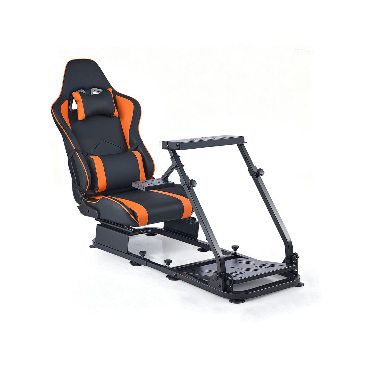 Racing Wheel Stand, Heavy-Duty Simulator Cockpit Steering Stand with Dual-Rail Dual-Arm, Fit Logitech G25,G27,G29,G920,G923, Thrustmaster T300RS,TX F458,T500RS,T3PA-PRO (F1/GT) and CSR Pedals