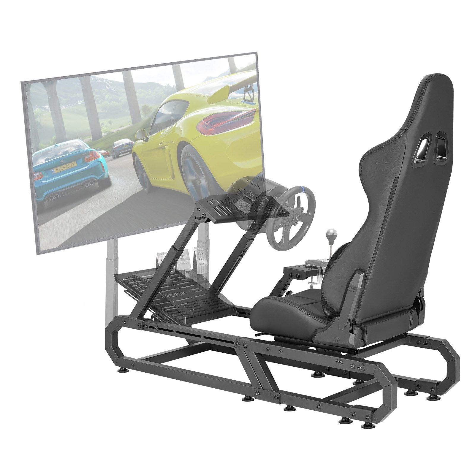 Automotive Parts: VEVOR Heavy Duty Racing Wheel Stand for Logitech G923/G920/G29 Max330LBS Compact