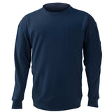 Men's Shirts: VEVOR FR Shirts, Flame Resistant Long Sleeve Clothing Lightweight 7 oz Breathable Cotton, Men's Fire Retardant Work Shirt with Pre-shrink Treatment & Pocket, for Welders,Electricians,Navy Blue 2XL