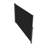Canopies & Gazebos: VEVOR Retractable Side Awning, 160X300cm Aluminum Outdoor Privacy Screen, 280g Polyester Water-proof Retractable Patio Screen, UV 30+ Room Divider Wind Screen for Patio, Backyard, Balcony, Black
