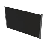 Canopies & Gazebos: VEVOR Retractable Side Awning, 160X300cm Aluminum Outdoor Privacy Screen, 280g Polyester Water-proof Retractable Patio Screen, UV 30+ Room Divider Wind Screen for Patio, Backyard, Balcony, Black