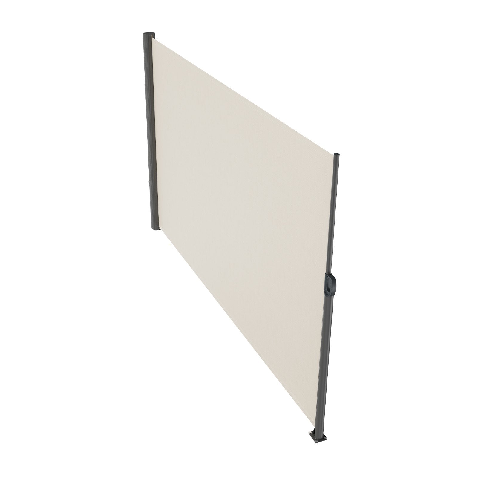 Canopies & Gazebos: VEVOR Retractable Side Awning,160X300cm Aluminum Outdoor Privacy Screen, 280g Polyester Water-proof Retractable Patio Screen, UV 30+ Room Divider Wind Screen for Patio, Backyard, Balcony, Beige