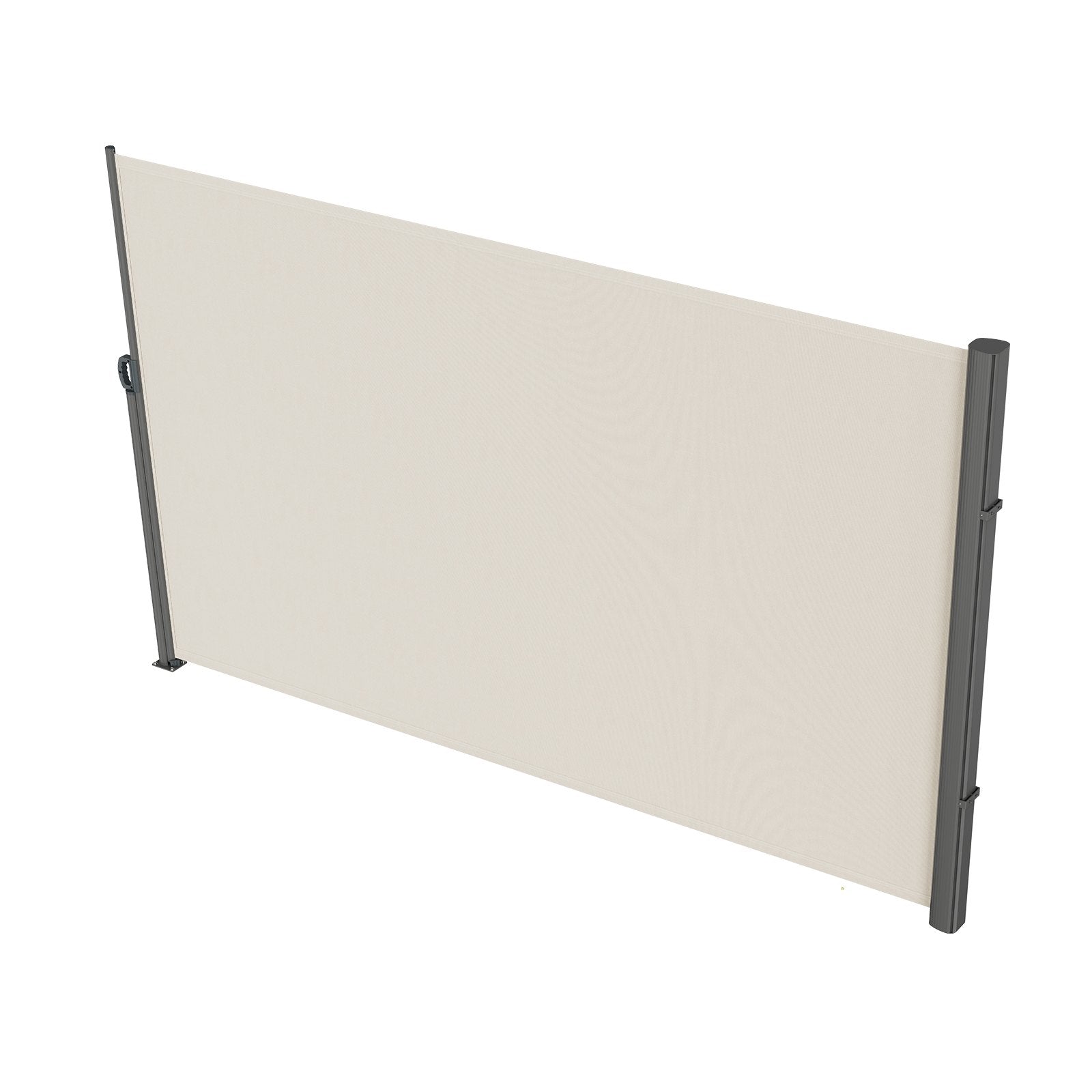 Canopies & Gazebos: VEVOR Retractable Side Awning,160X300cm Aluminum Outdoor Privacy Screen, 280g Polyester Water-proof Retractable Patio Screen, UV 30+ Room Divider Wind Screen for Patio, Backyard, Balcony, Beige