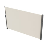 Canopies & Gazebos: VEVOR Retractable Side Awning,160X300cm Aluminum Outdoor Privacy Screen, 280g Polyester Water-proof Retractable Patio Screen, UV 30+ Room Divider Wind Screen for Patio, Backyard, Balcony, Beige
