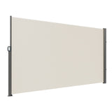 Canopies & Gazebos: VEVOR Retractable Side Awning,160X300cm Aluminum Outdoor Privacy Screen, 280g Polyester Water-proof Retractable Patio Screen, UV 30+ Room Divider Wind Screen for Patio, Backyard, Balcony, Beige