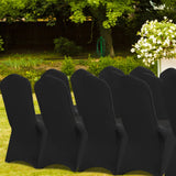 Automotive Repair & Speciality Tools: VEVOR 50 PCS Black Chair Covers Polyester Spandex Stretch Wedding Party Banquet