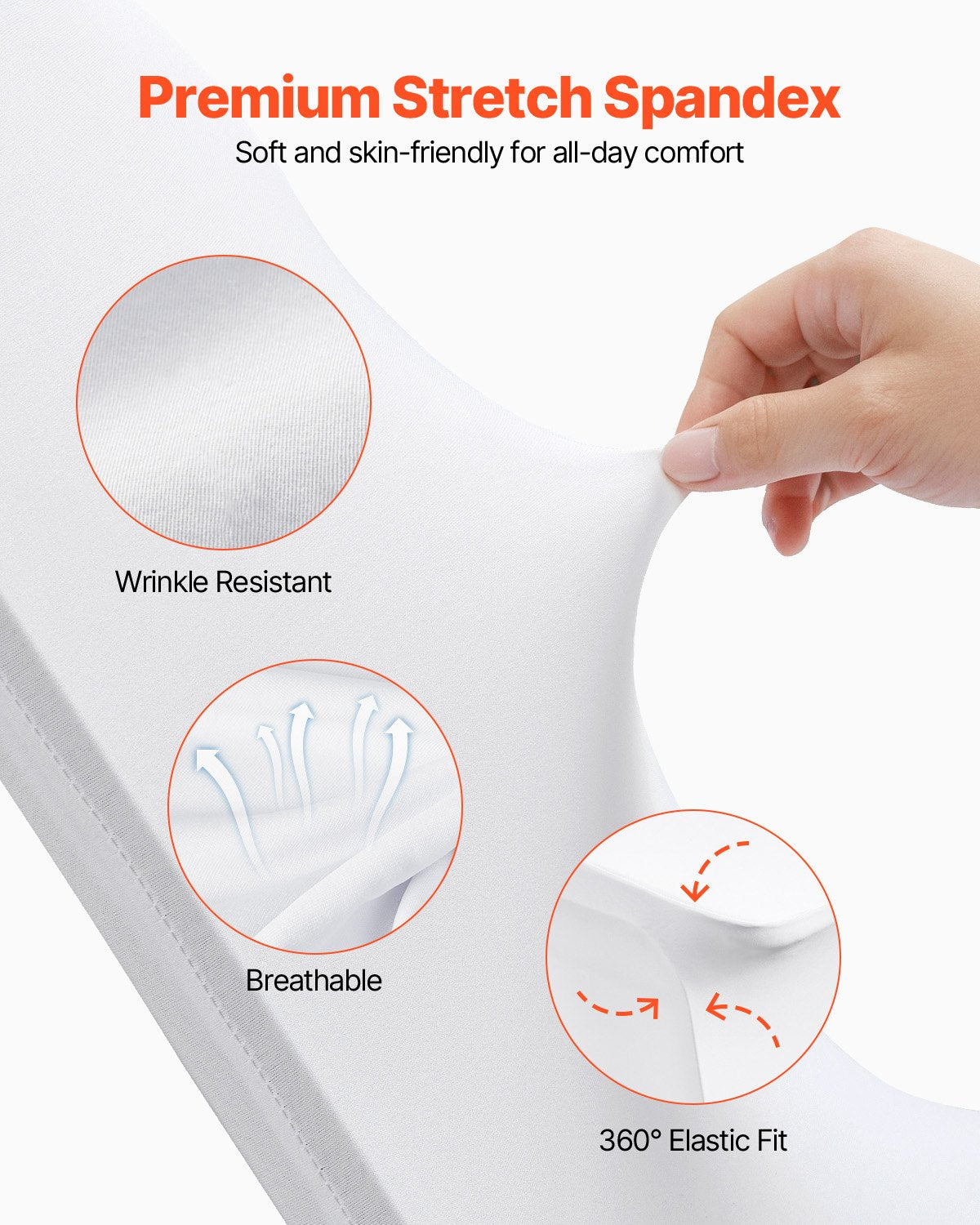 Women's Uggs & Slippers: VEVOR Stretch Spandex Folding Chair Covers, Universal Fitted Chair Cover, Removable Washable Protective Slipcovers, for Wedding, Holiday, Banquet, Party, Celebration, Dining (12PCS White)