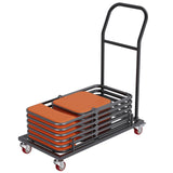 Irons & Ironing Systems: VEVOR 12 Chairs Folding Chair Storage Dolly Folding Chairs Rack Heavy Duty Iron