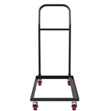 Utility Trolleys: VEVOR Folding Chair Dolly, Iron Commercial Cart with 12 Chairs Capacity, Folding Chairs Rack Trolley with 4 Casters, Storage Transport Dolly for Flat Stacking Plastic Resin and Wood Chairs, Black