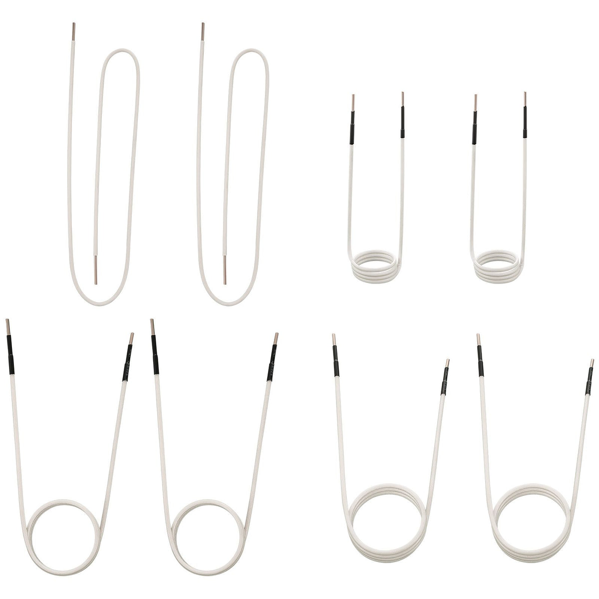 Induction Heater Inductor Coil Kits, Magnetic Mini Induction Heater Kit, Flameless Heat Accessories 8pcs, Heat Resistant Induction Heater Tool with Flexibility For Removing Rusty Bolts and Nuts