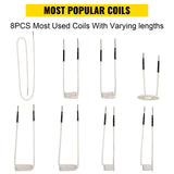 Automotive Repair & Speciality Tools: VEVOR Induction Heater Coil Kit Induction Coils 8PCS For Removing Rusty Bolts
