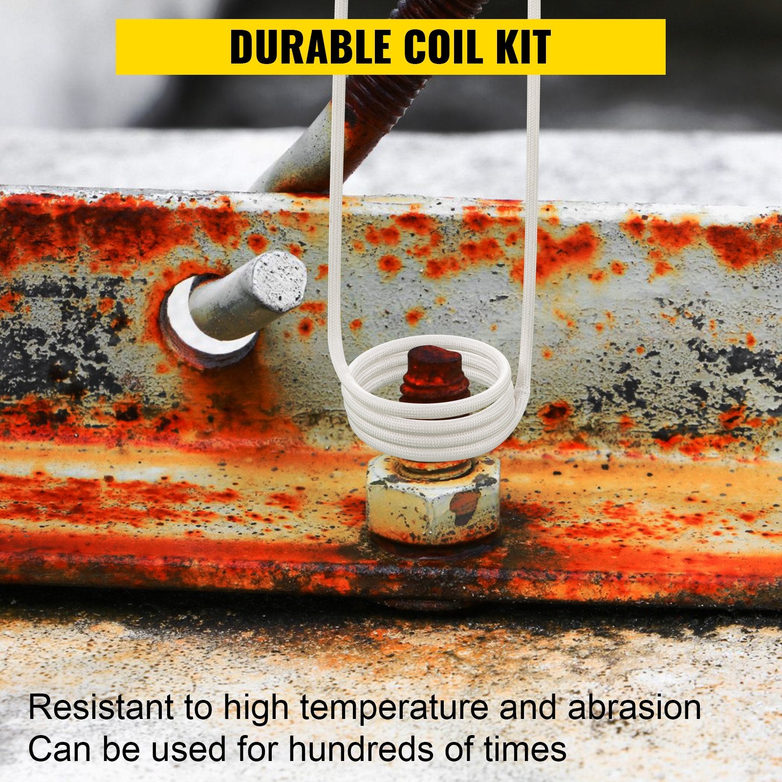 Automotive Repair & Speciality Tools: VEVOR Induction Heater Coil Kit Induction Coils 8PCS For Removing Rusty Bolts