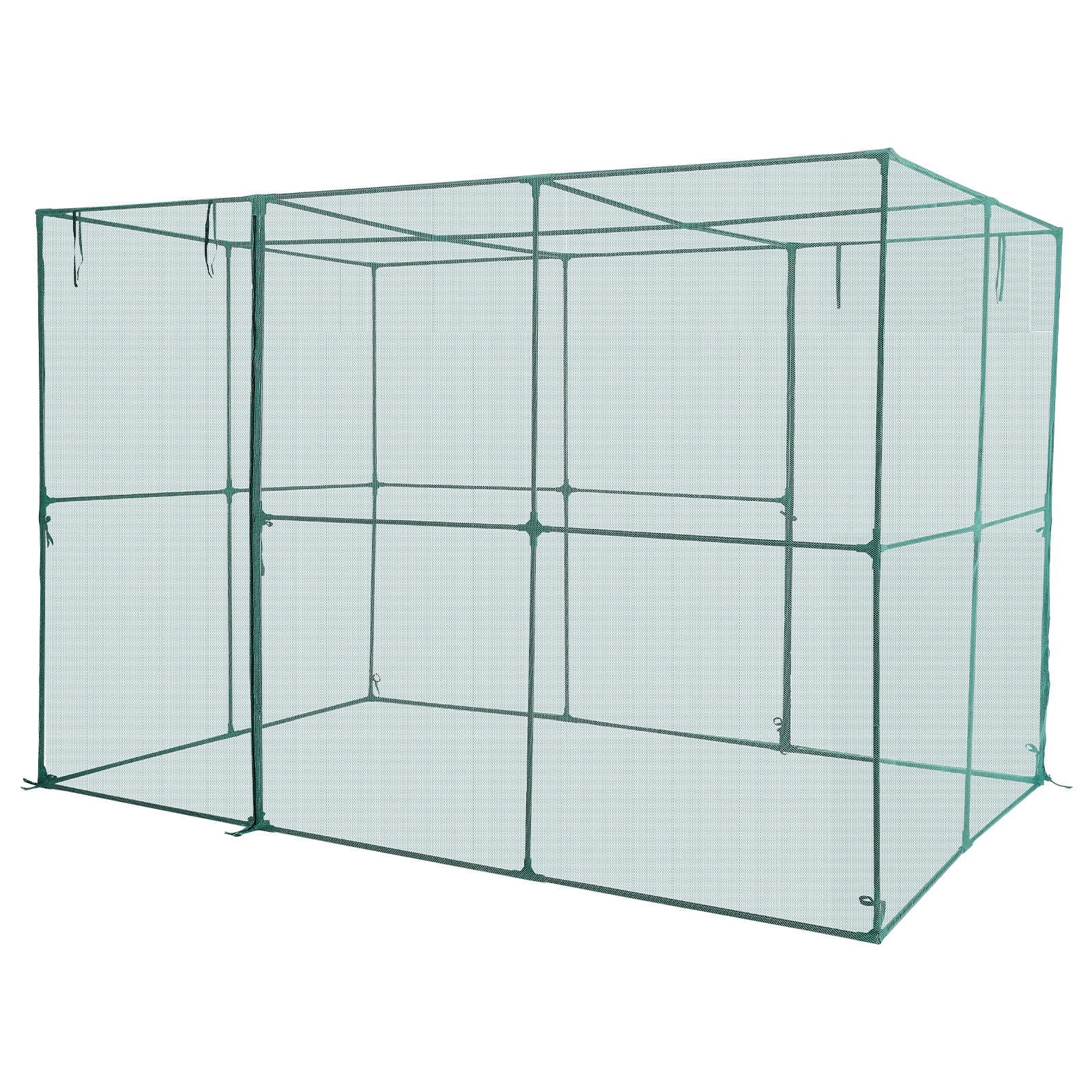 Kitchen Scales: VEVOR Crop Cage, 2.9 x 1.94 x 1.94 m Plant Protection Tent with Zippered Door, Wind-Resistant Tall Crop Cage, Easy to Install, Outdoor Raised Bed Cover, Tomato Plant Netting for Garden Patio Lawn