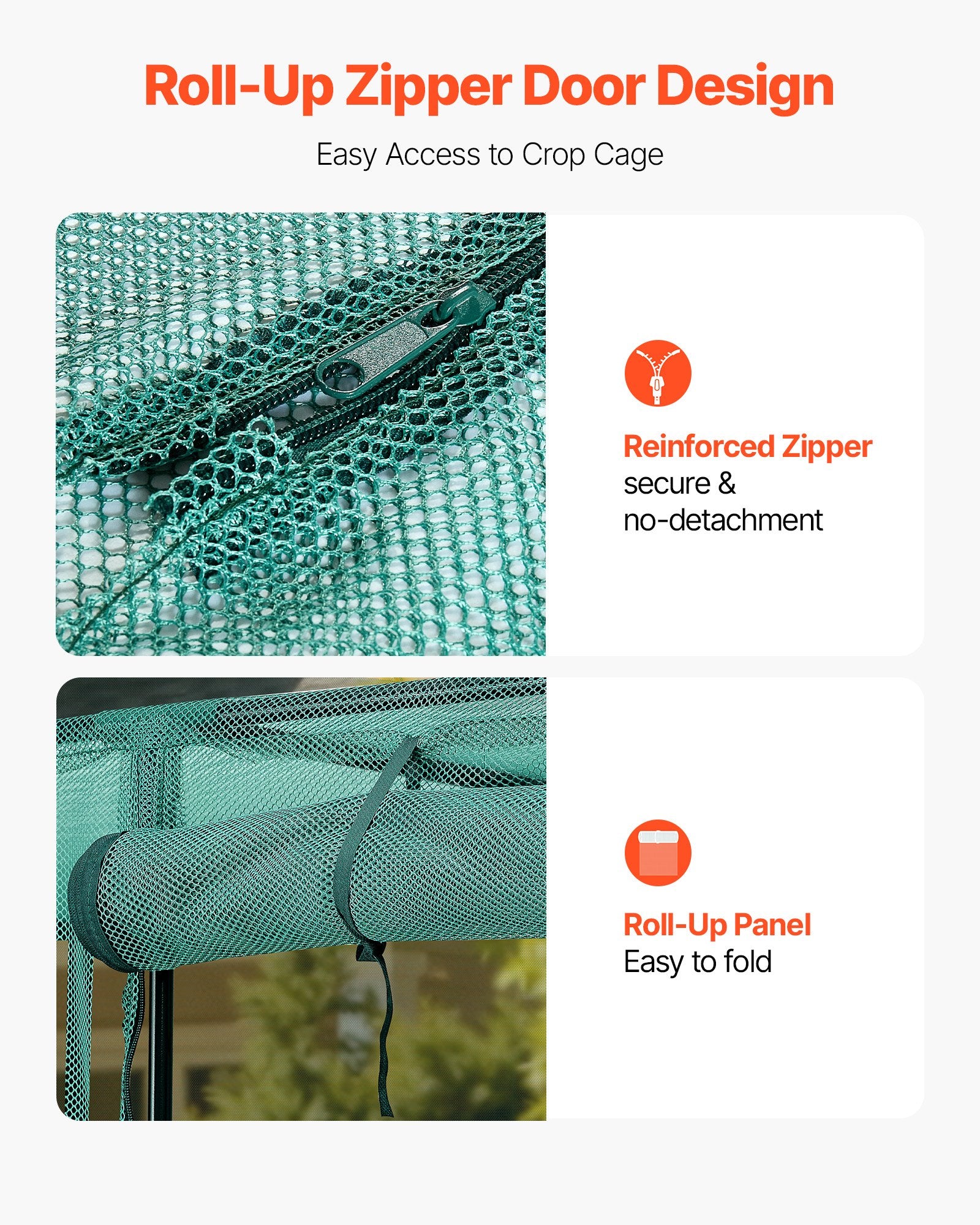 Kitchen Scales: VEVOR Crop Cage, 3.56 x 1.2 x 1.94 m Plant Protection Tent with Zippered Door, Wind-Resistant Tall Crop Cage, Easy to Install, Outdoor Raised Bed Cover, Tomato Plant Netting for Garden Patio Lawn