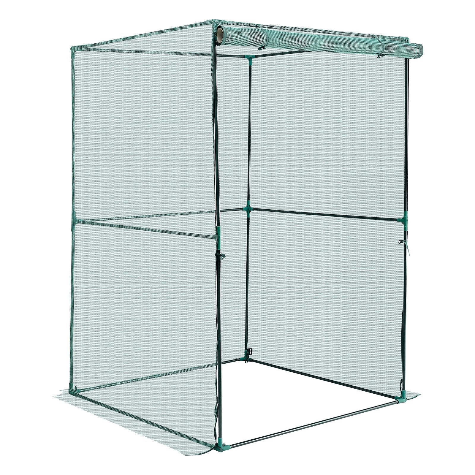 Kitchen Scales: VEVOR Crop Cage, 1.2 x 1.2 x 1.8 m Plant Protection Tent with Zippered Door, Wind-Resistant Tall Crop Cage, Easy to Install, Outdoor Raised Bed Cover, Tomato Plant Netting for Garden Patio Lawn