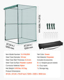 Kitchen Scales: VEVOR Crop Cage, 1.2 x 1.2 x 1.8 m Plant Protection Tent with Zippered Door, Wind-Resistant Tall Crop Cage, Easy to Install, Outdoor Raised Bed Cover, Tomato Plant Netting for Garden Patio Lawn