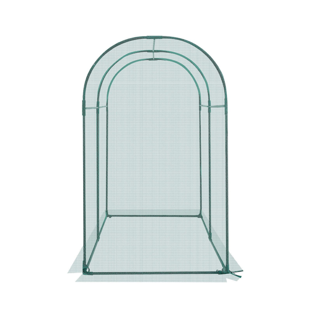 Crop Cage, 1.8 x 0.91 x 1.5 m Plant Protection Tent with Zippered Door, Wind-Resistant Tall Crop Cage, Easy to Install, Outdoor Raised Bed Cover with Frame, Plant Netting for Garden Patio Lawn